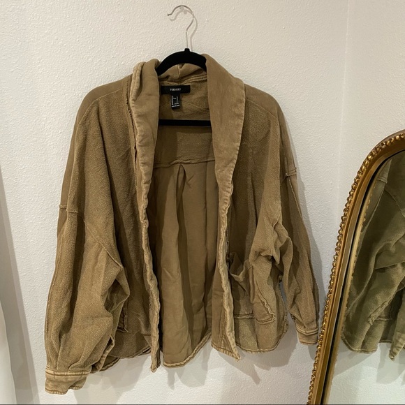 high low patch pocket jacket